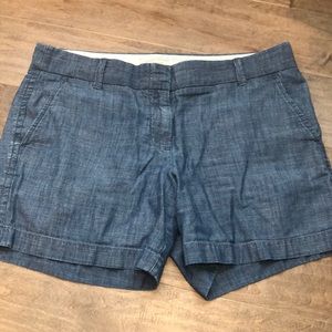 Jcrew factory 5” chambray shorts size 8
